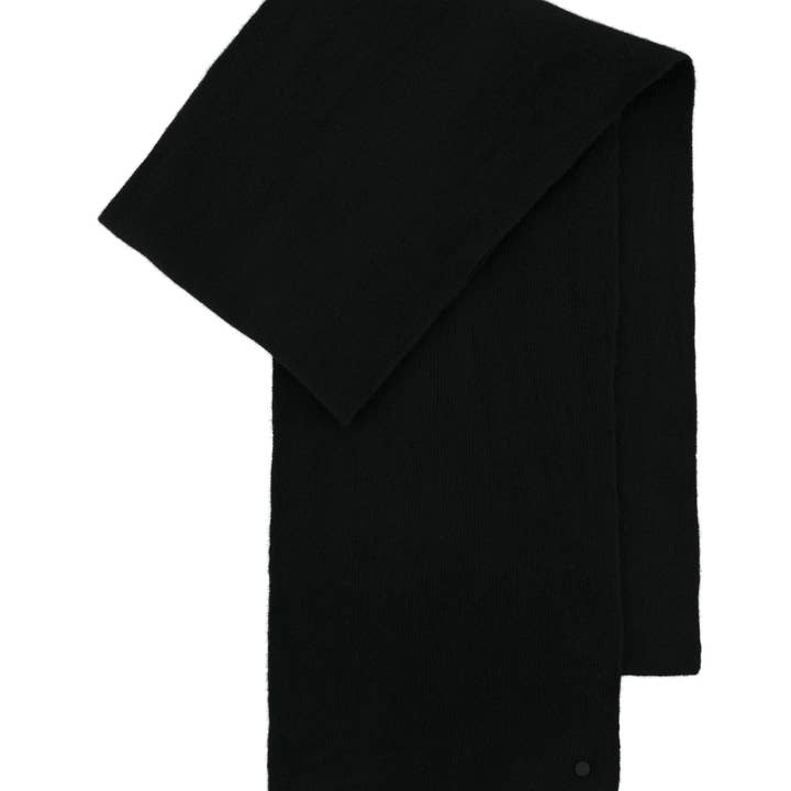 1204-02-9 CASHMERE MERINO SCARF BLACK for wholesale by BICKLEY + MITCHELL AMSTERDAM