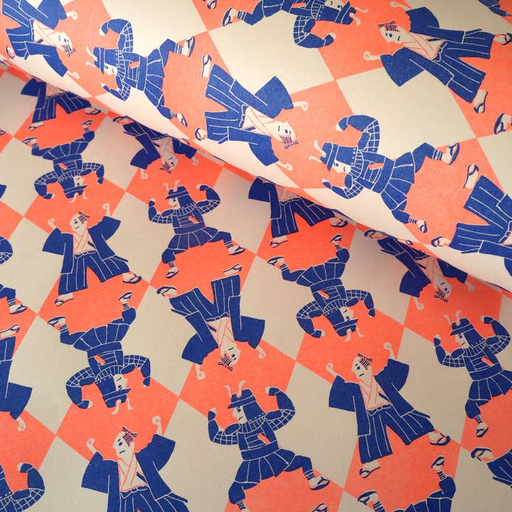 REGARO PAPIRO - Wholesale Flat Wrap - SAMURAI Wrapping Paper2