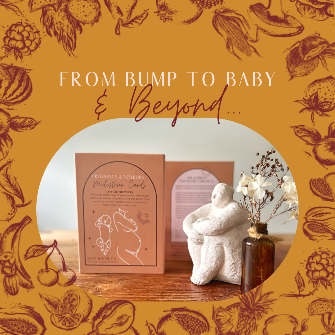 Best Birth Co - Wholesale Milestone Art/Keepsake - Kids & Baby - 15 Pregnancy Annoucement Gift Milestone Cards for Mum & Bub2