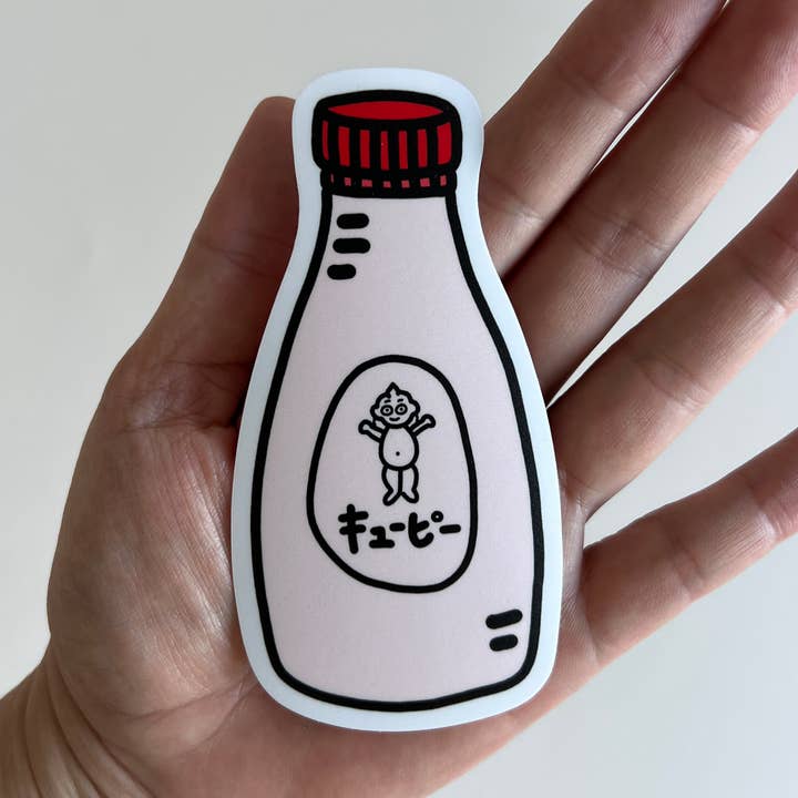 Kewpie Mayo Vinyl Sticker for wholesale by PapaLlama