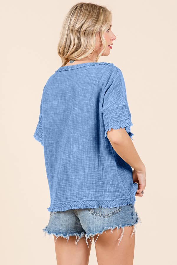 Culture Code - Wholesale Knit Top - Women's - CWT2134MW - SCOOP NECK OVERSIZE TOP7