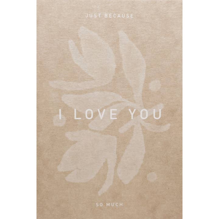 Cartolina in cartone pressato - Solo perché ti amo così tanto per la vendita all'ingrosso da parte di OAY.PAPER