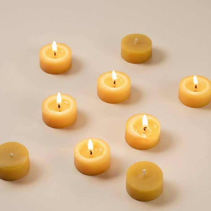 Candle Stork - Wholesale Tea Light Candles - Pure Beeswax Tea Light Candles0