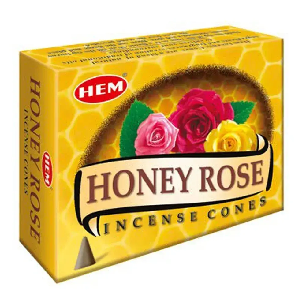Designs by Deekay Inc. - Wholesale Incense - HEM - Honey Rose Incense Cones Display (12)0