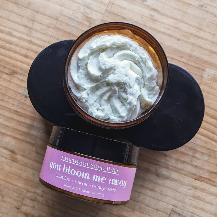 Everwood Candle Co. - Wholesale Whipped Soap - 'You Bloom Me Away' Whipped Soap 200g
