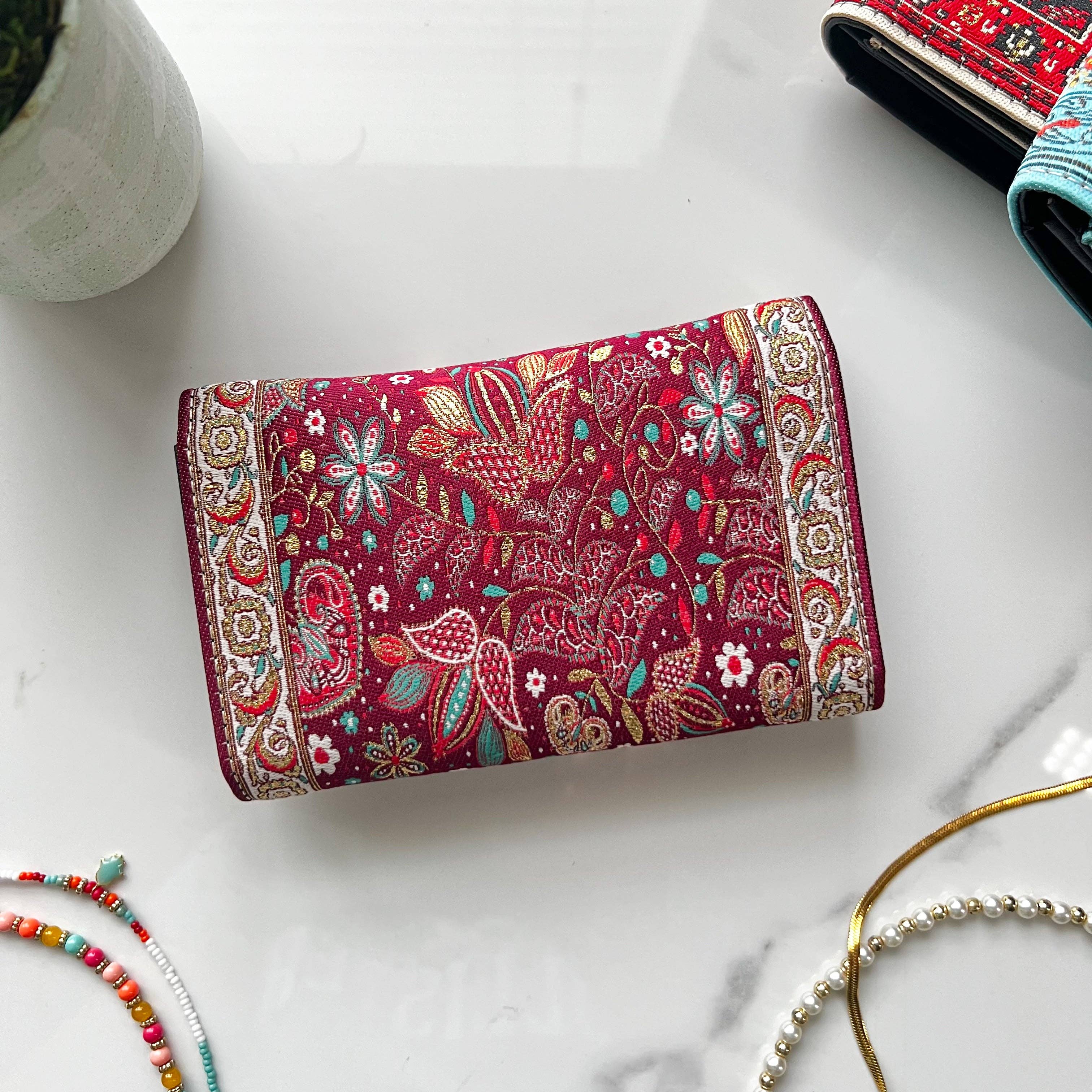 Umays Boho - Wholesale Wallet - Women's - Floral Wallet for Women, Small Wallet for Women, Cute Wallet1