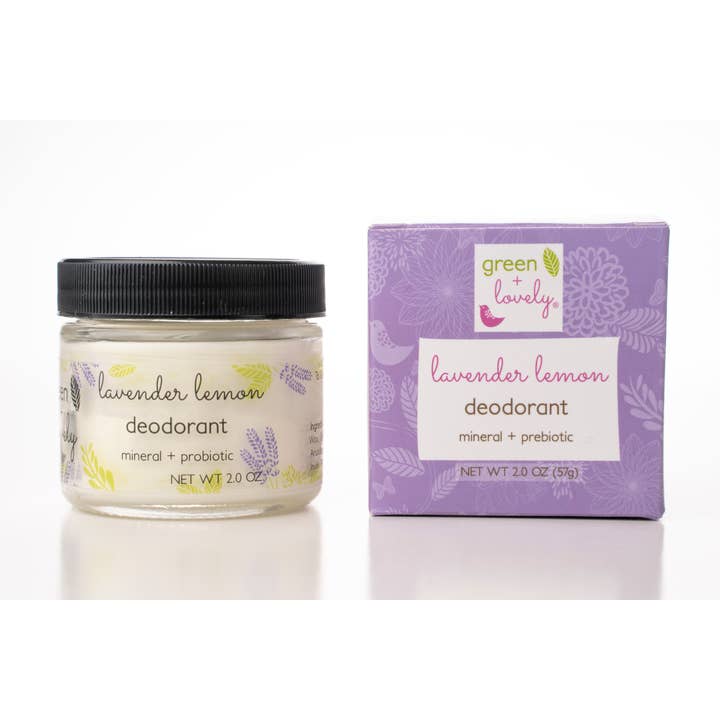 green + lovely - Wholesale Deodorant - Women's - Lavender Lemon Deodorant - Mineral + Prebiotic + Vegan2