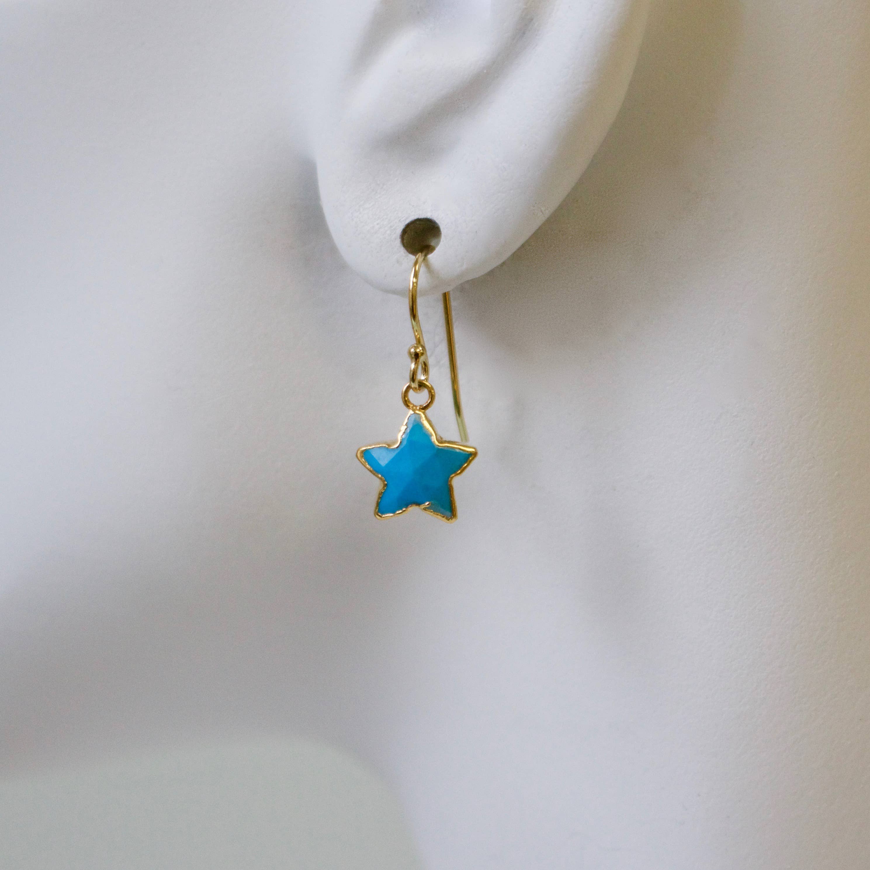 a.v. max – Großhandel Ohrhänger – Halbstein-Ohrringe mit Mini-Stern2