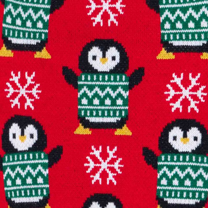 Rød Pingvin Snefnug Hundesweater for engroshandel på Faire5