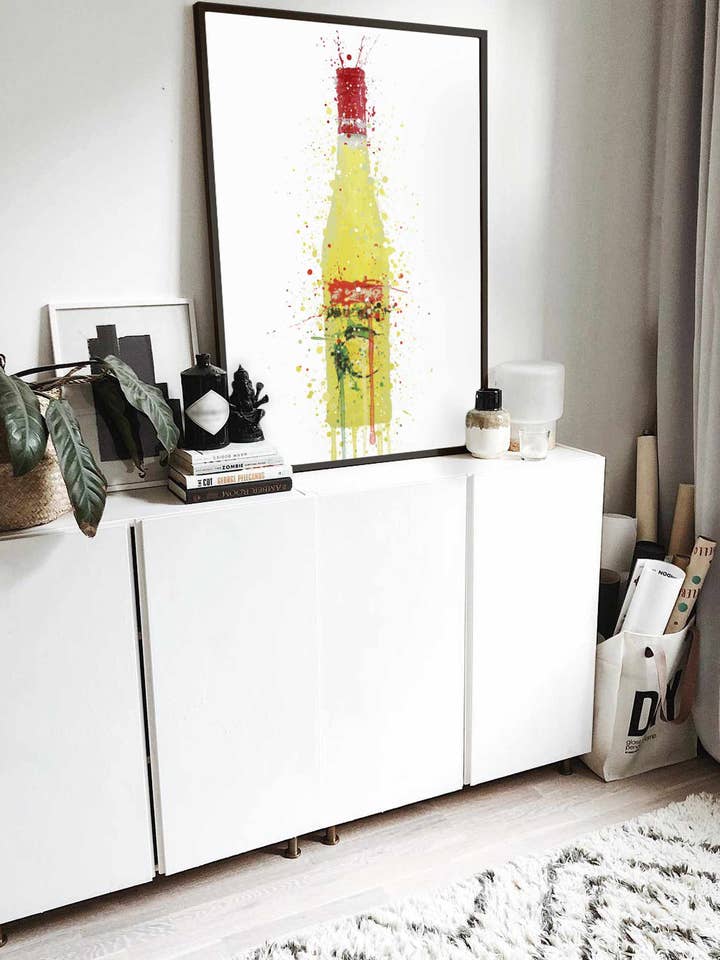 Likeur fles muur kunstprint 'Citrus' voor wholesale door We Love Prints