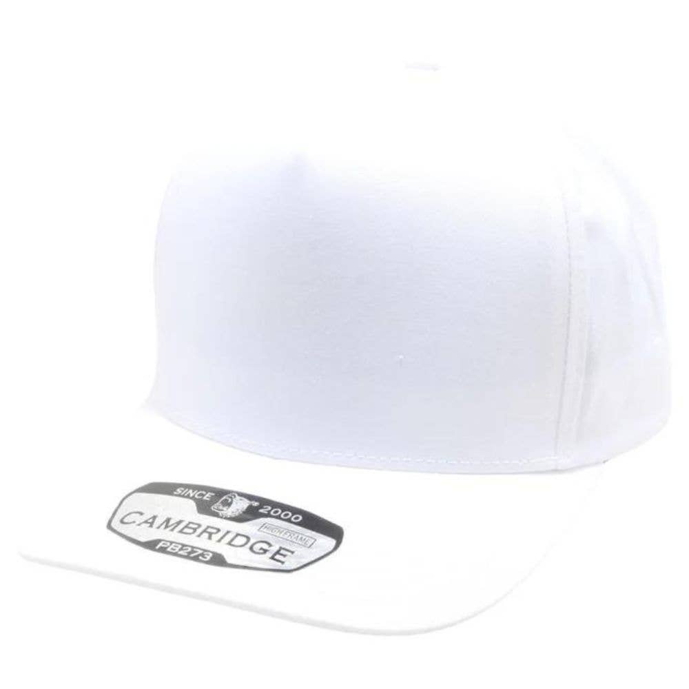DOBBI - Wholesale Flat Brim Cap - Unisex - CAMBRIDGE 5 PANEL HIGH FRAME5