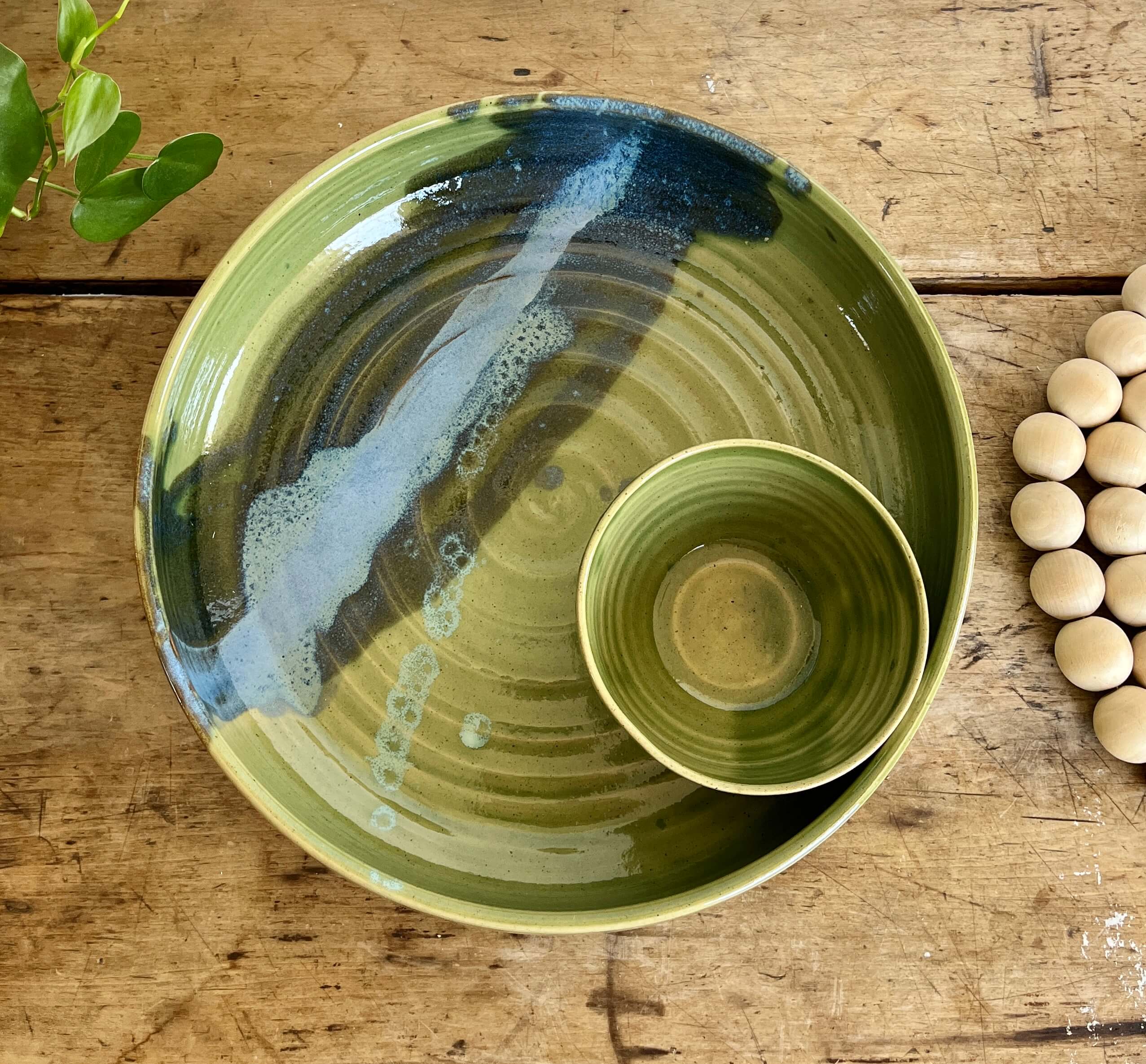 Coastal Clay Co. - Wholesale Serve Bowl - Large Chip And Dip Bowl Large Summer Party Bowl3