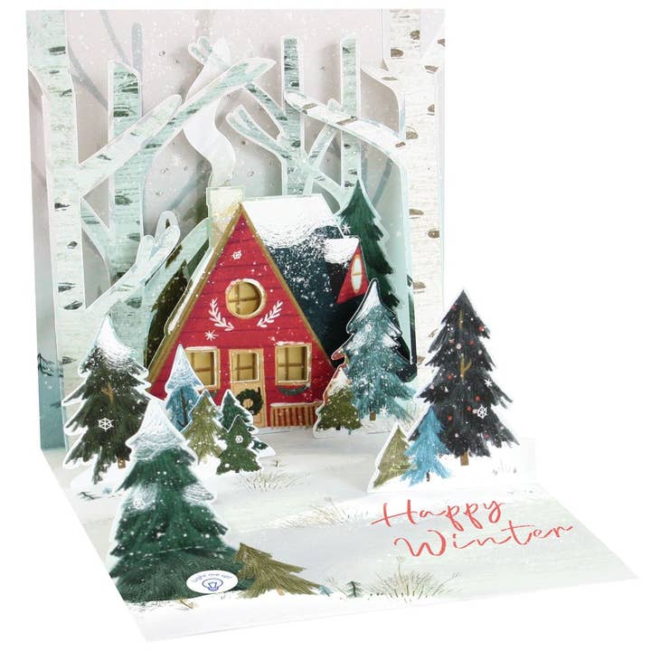 Pop Up 3D Treasure mit Licht Christmas Gathering für den Großhandel von Popshots Studios