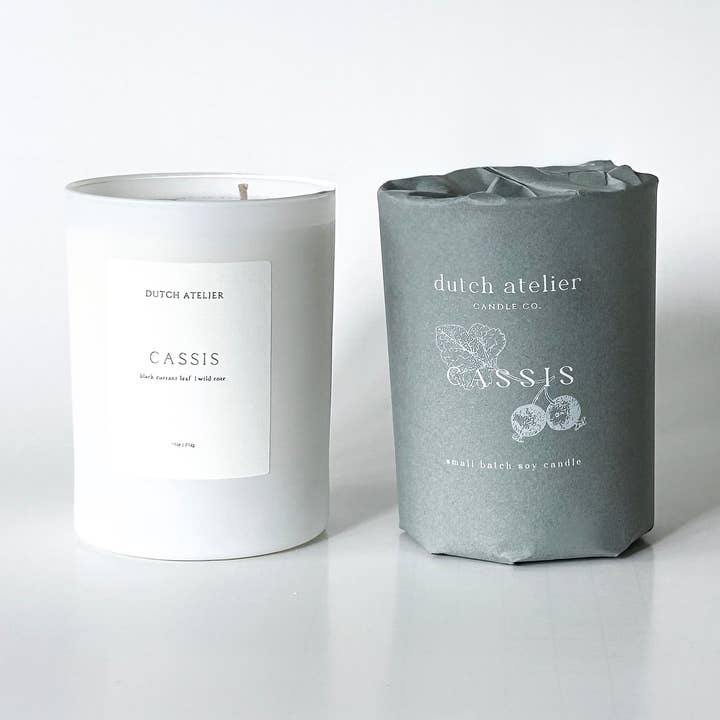Dutch Atelier - Wholesale Jar/Filled Candle - Cassis 11 oz Candle