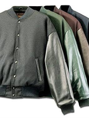 Reed - Wholesale Hoodie - Unisex - REED Varsity Leather/Wool Jacket - Made in USA5