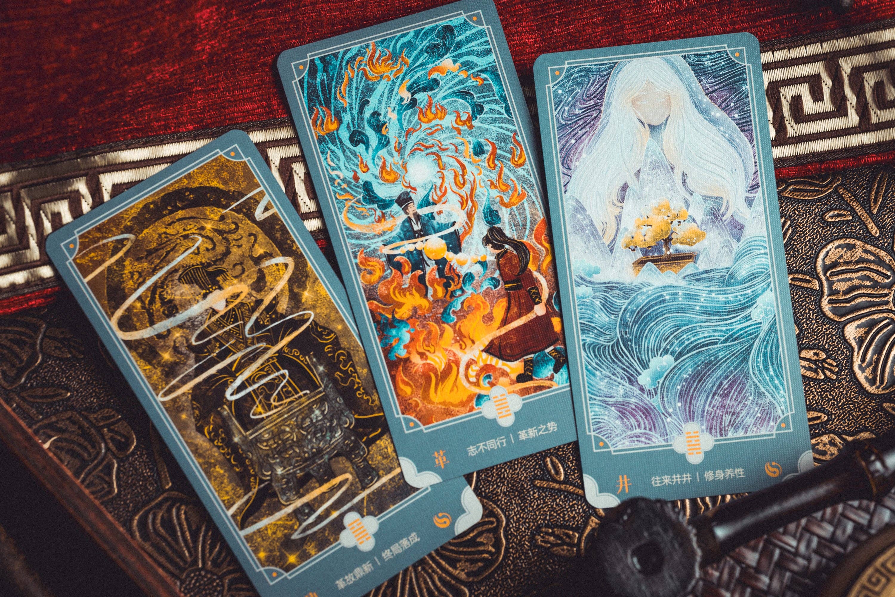 Vermilion Collection - Wholesale Tarot Cards - Cosmic Law Chinese Oracle4