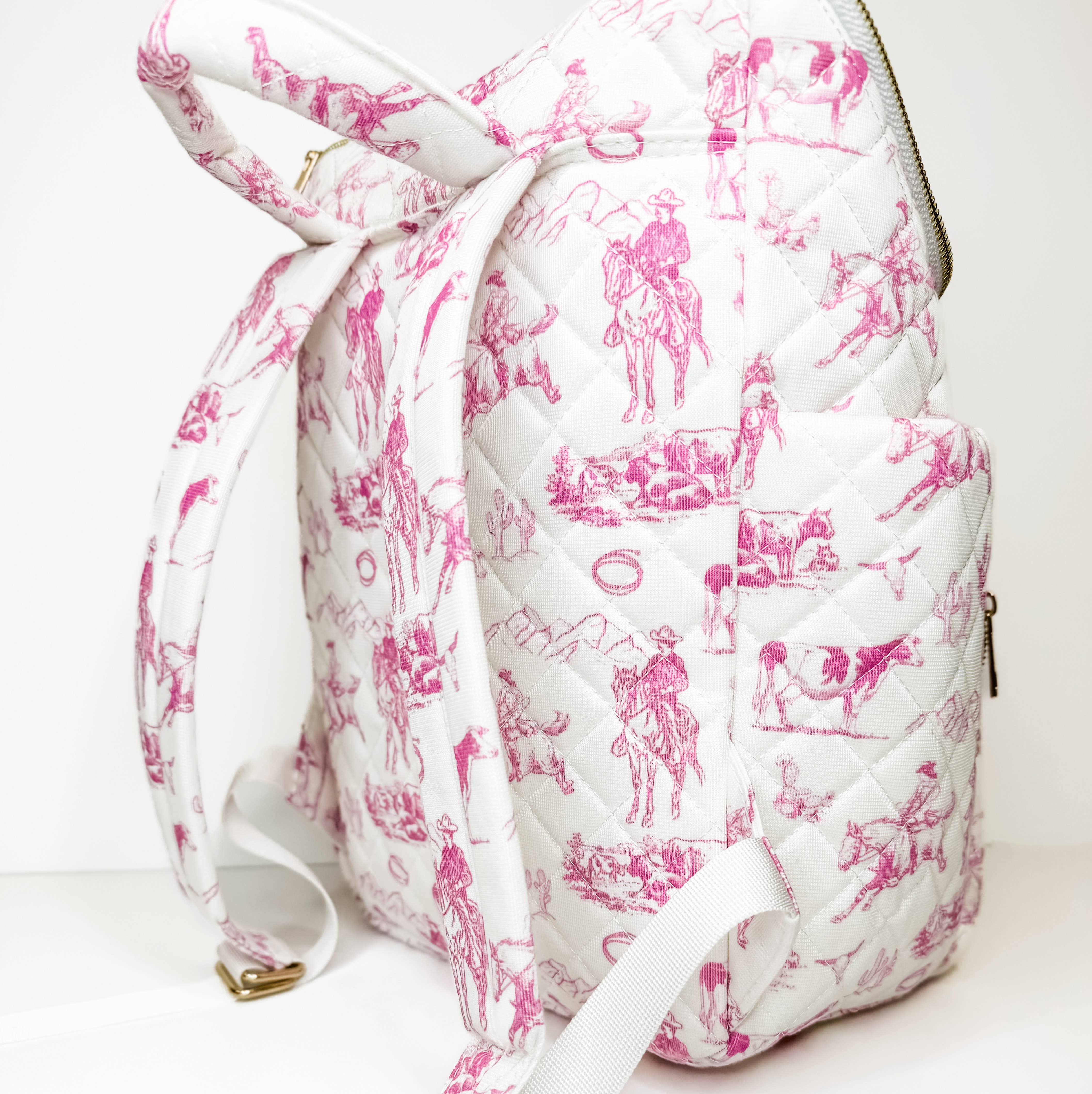 Mugsby - Wholesale Makeup/Cosmetic Bag - Cowgirl Pattern Bags, Backpack, Duffle, Cosmetic Bag3