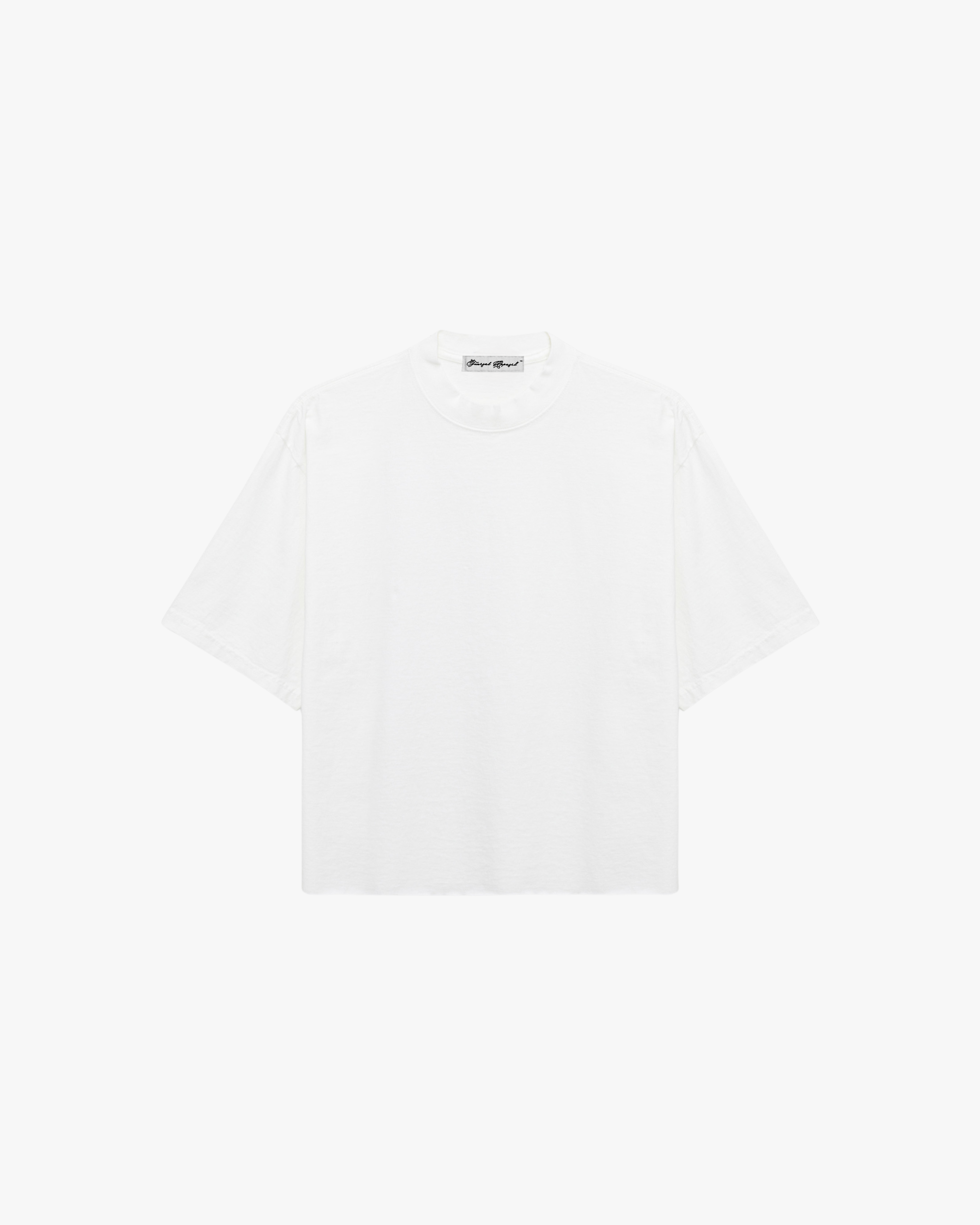 FUNERAL APPAREL - Wholesale T-Shirt - Men's - White Cropped T-Shirt (Men’s)2
