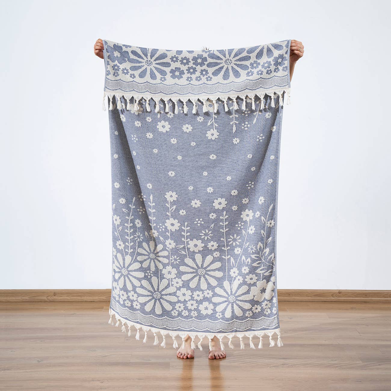 Kikoya - Vendita all'ingrosso Telo mare - Asciugamani da spiaggia in spugna turca Daisy 100% cotone 36x66 spa9