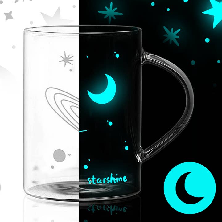 Set of 2 - Light Changing Astronomy Mug, Constellation for wholesale by The Wine Savant / Khen Glassware