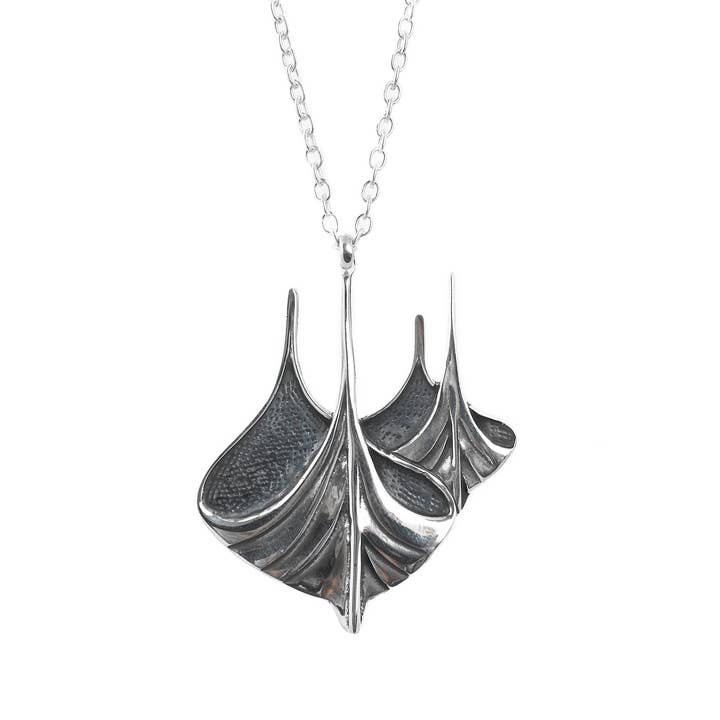 Pewter Viking Ship Necklace for wholesale by Scandinavian Specialties