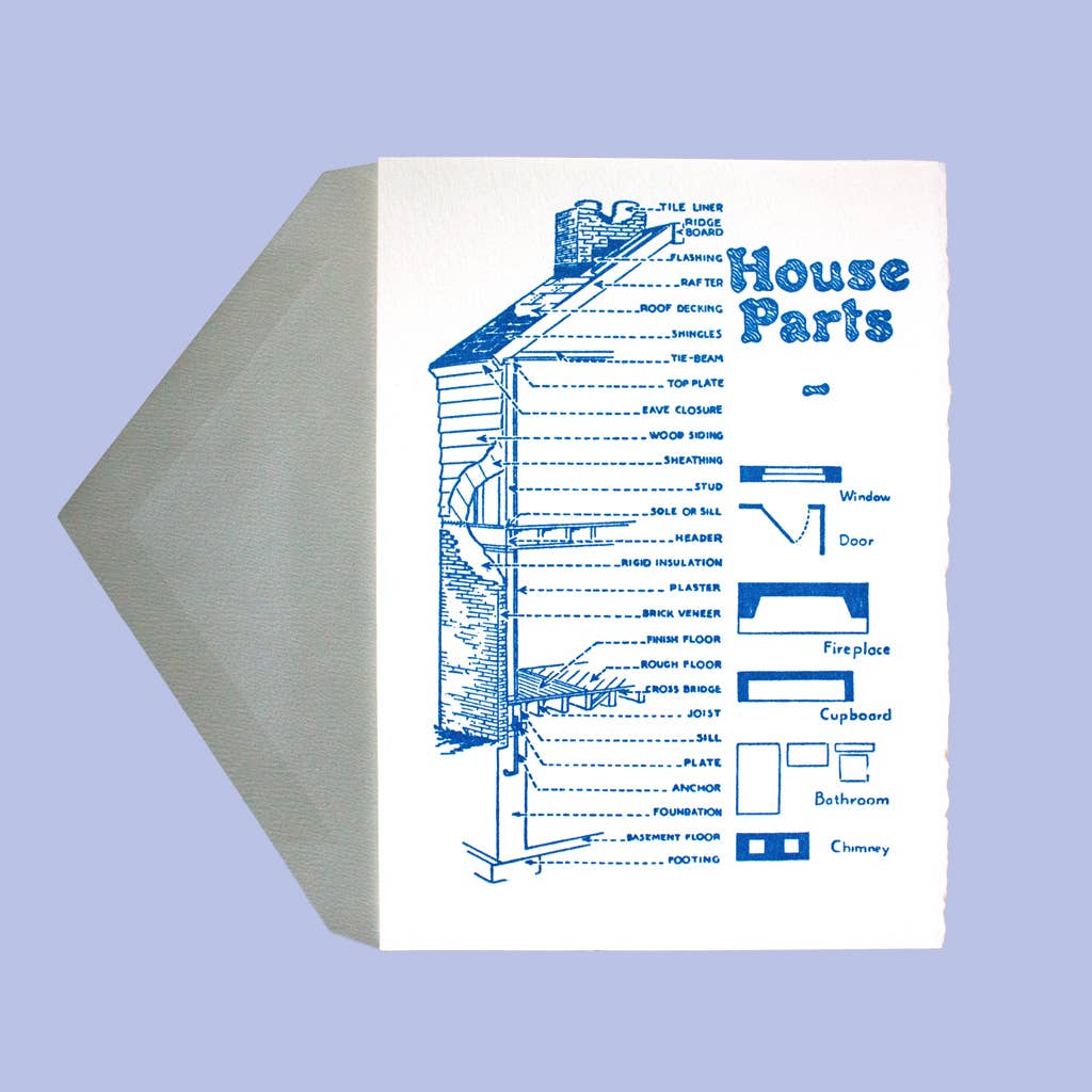 Saturn Press – Cartão de saudação diária por atacado – Peças da casa1