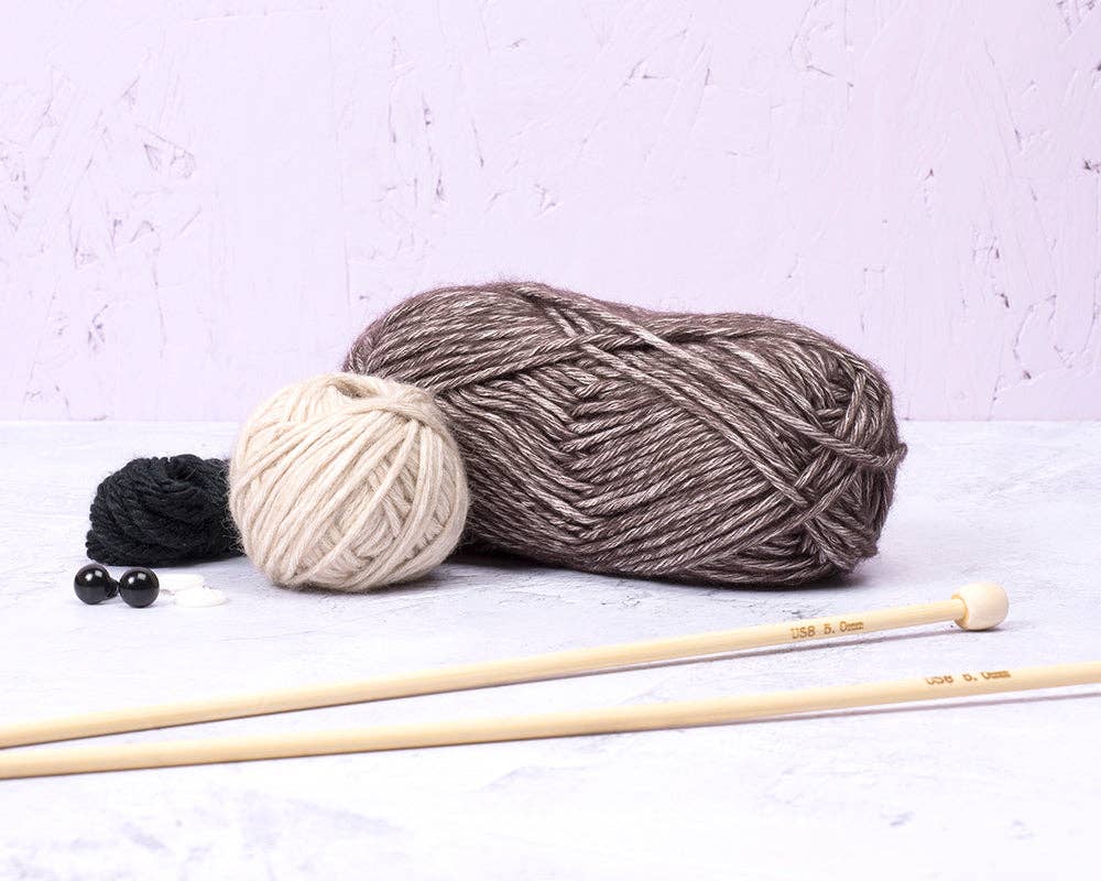 Sincerely Louise - Vente Accessoire de tricot/crochet - Kit de tricot Mini tête de bison1