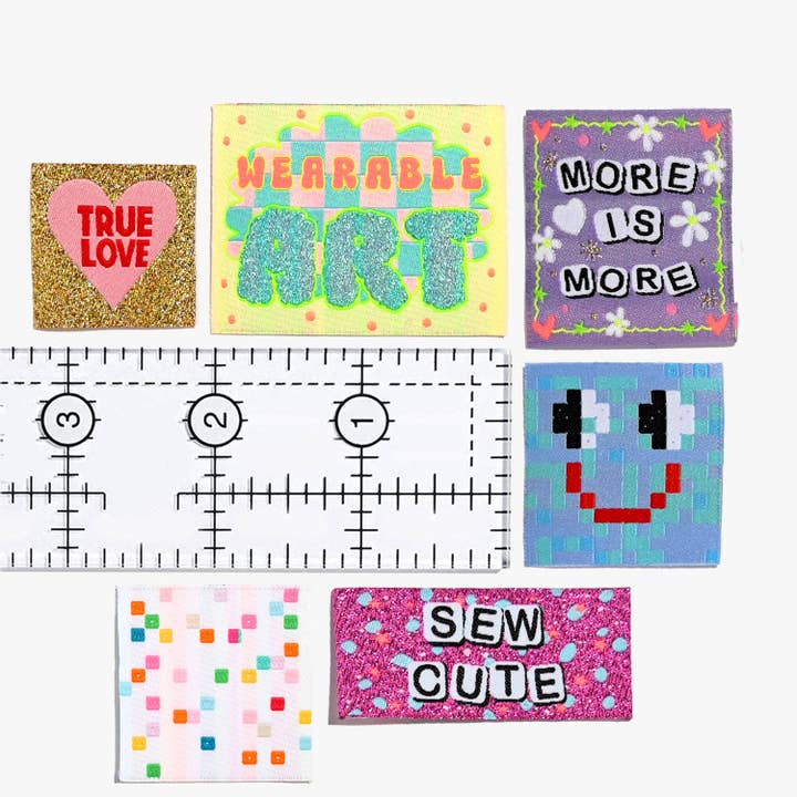 Kylie and The Machine - Wholesale Craft Supplies - WEARABLE ART | Rachel Burke x KATM Collaboration Sew-in Labels | Single Box6