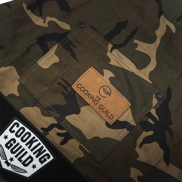 The Cooking Guild - Wholesale Apron - Camo Cotton BBQ Utility Apron