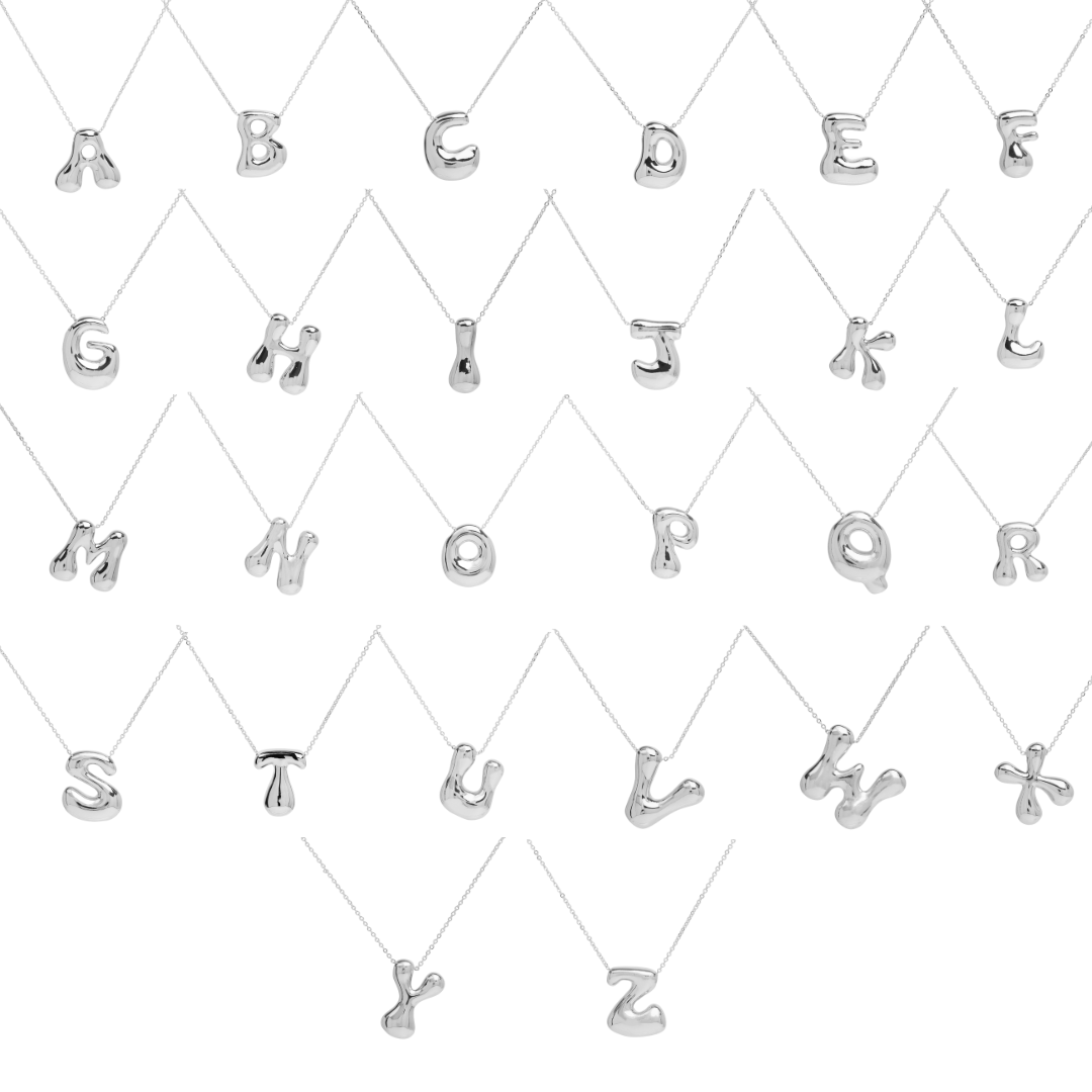 Savvy Bling – wholesale Pendant/charm necklace – Initial Waterdrop 18K Gold Necklace30