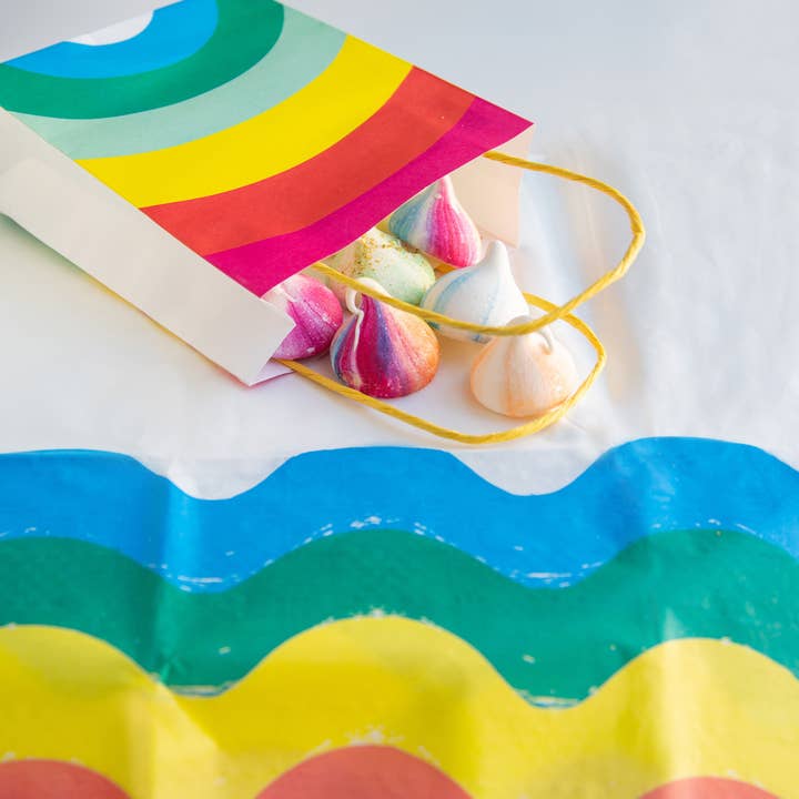 Talking Tables USA - Wholesale Party Favor Bag/Box - Rainbow Party Goodie Bags | 8 Pack |