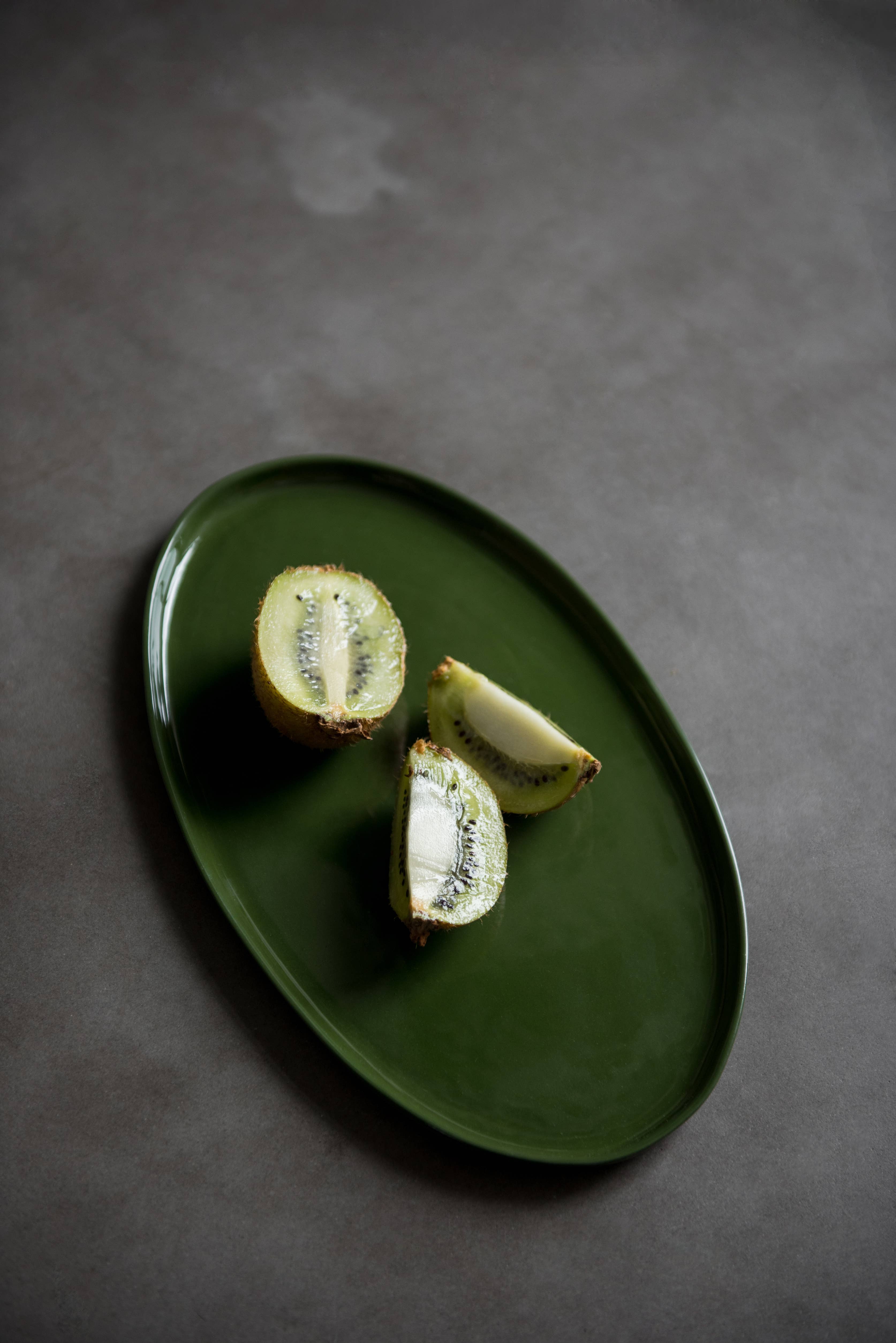 Creating Comfort Lab - Wholesale Platter - Handmade Oval Porcelain Serving Platter. Green4