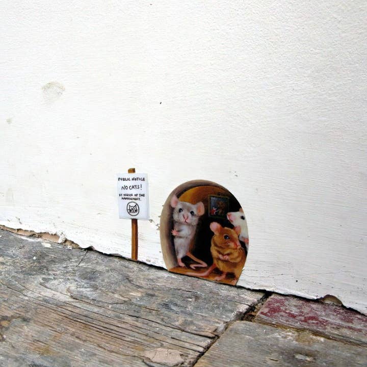 Wonderwallsboutique – wholesale Wall decal/stickers – 3D Cartoon Mouse Hole Wall Decals Removable Decor19