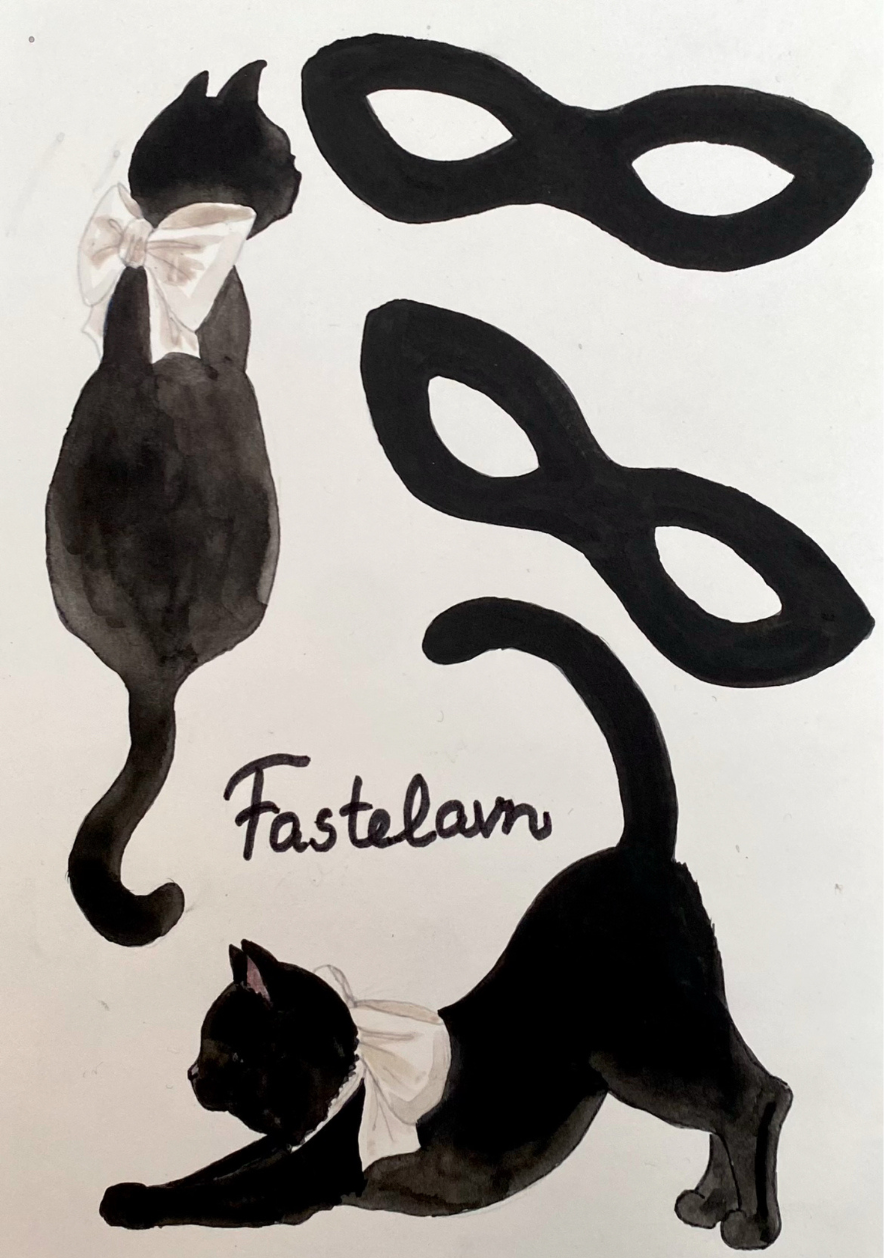 Tall Hat Tales - Wholesale DIY Craft Kit - Fastelavn Cats (Nordic festival)1