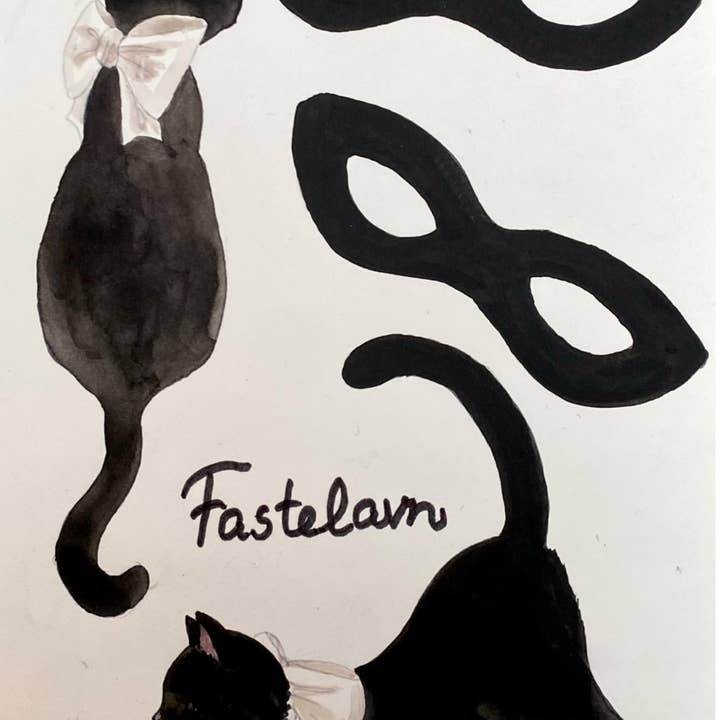 Tall Hat Tales - Wholesale DIY Craft Kit - Fastelavn Cats (Nordic festival)1