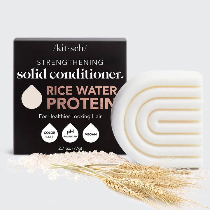 KITSCH - Wholesale Hair Conditioner - (Sample) Rice Water Protein Conditioner Bar for Hair Growth