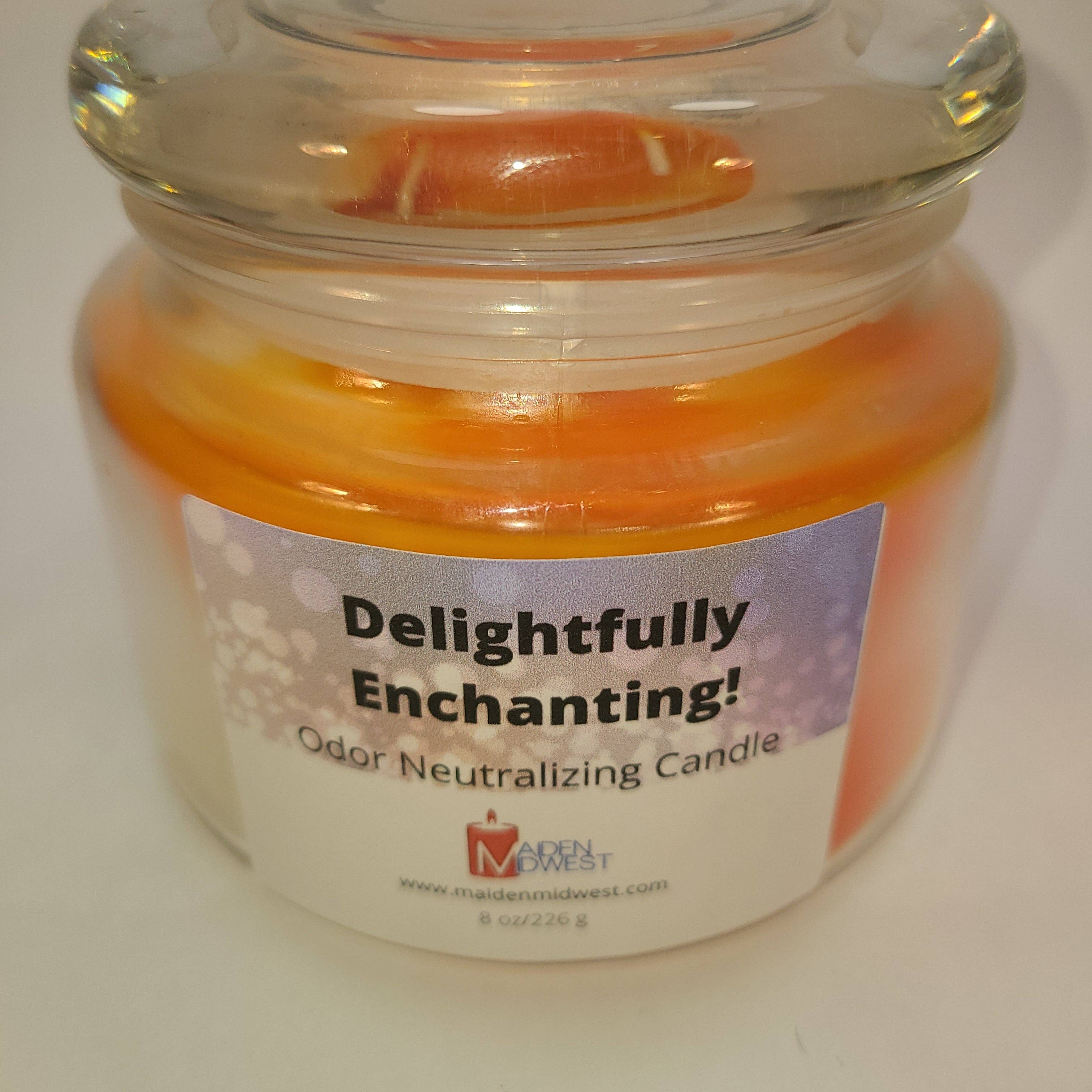 Maiden Midwest - Wholesale Jar/Filled Candle - Unscented Odor Eliminating Candle (8 ounce)8
