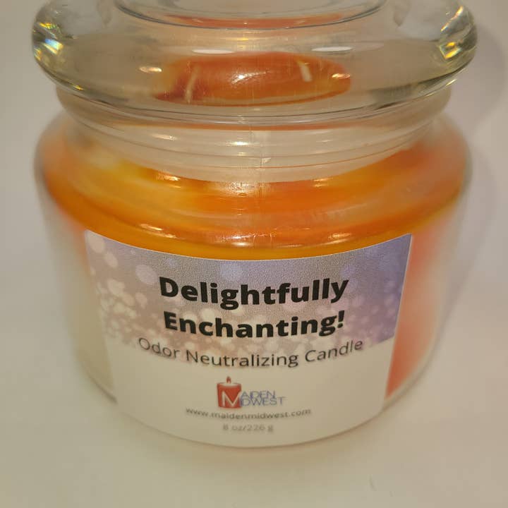 Maiden Midwest - Wholesale Jar/Filled Candle - Unscented Odor Eliminating Candle (8 ounce)8