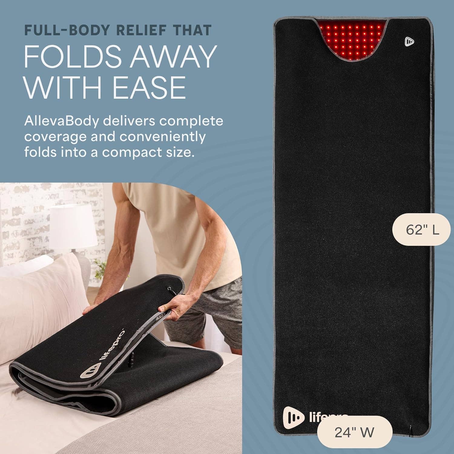 LifePro - Wholesale Body Massager - Infrared Red Light Therapy Blanket – Full Body Recovery Mat5