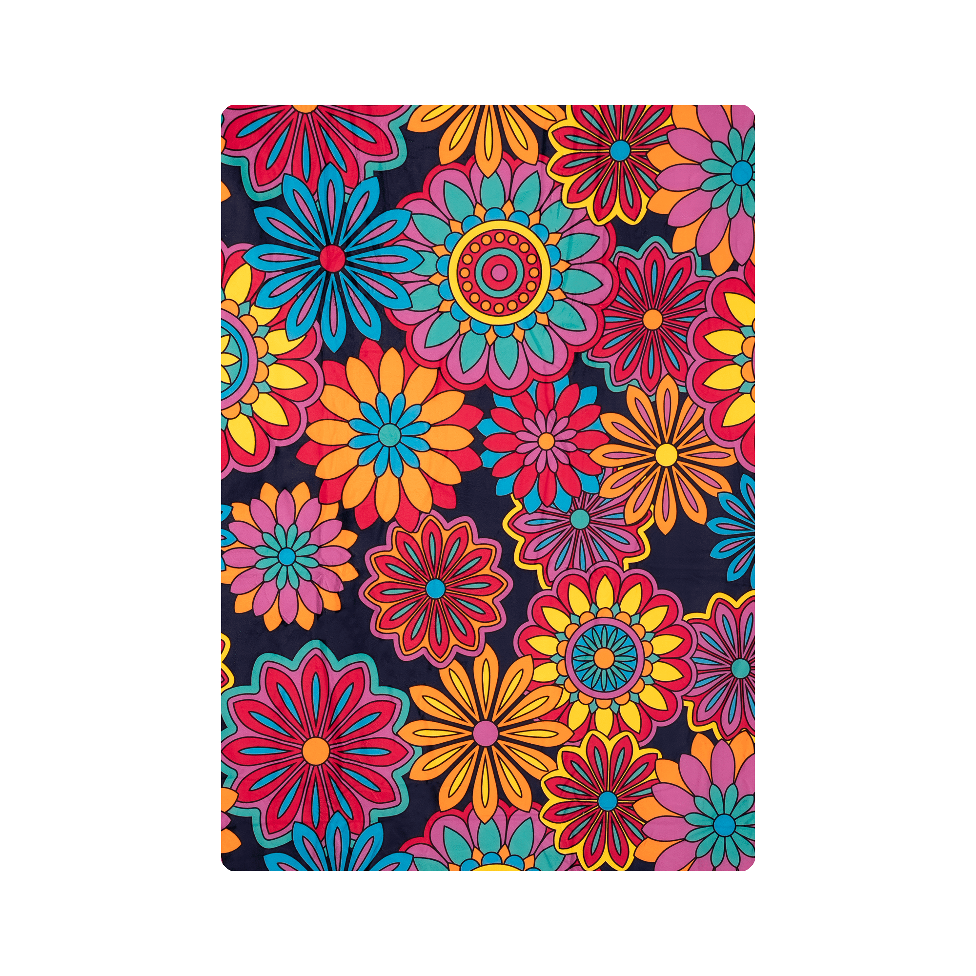 OddBalls – wholesale Throw blanket – Bouquet -  Fleece Blanket1