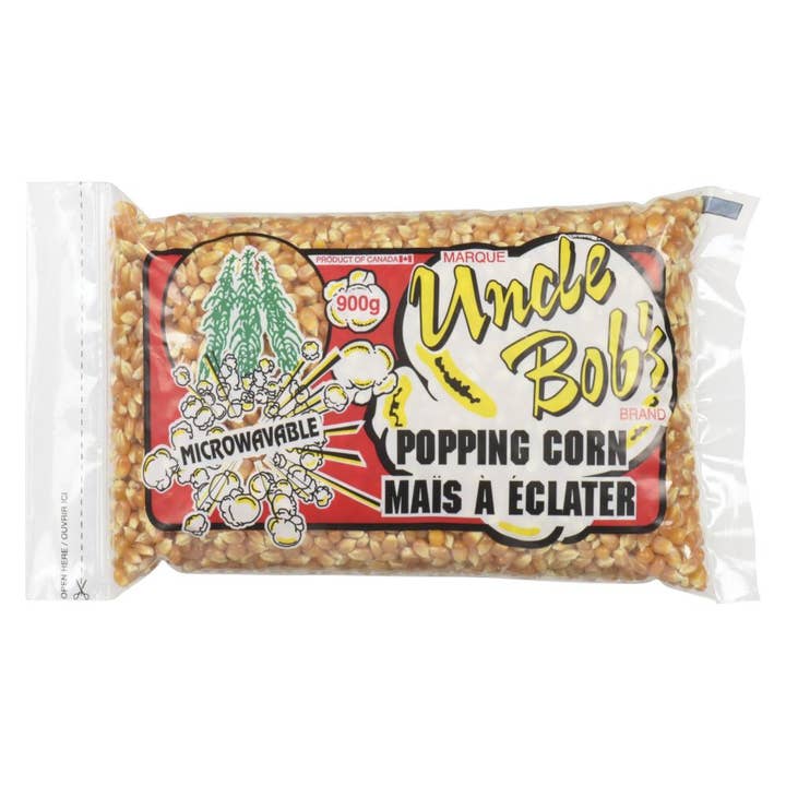 Traditional Yellow Popcorn Kernels (900g) for wholesale by Uncle Bob's Popcorn