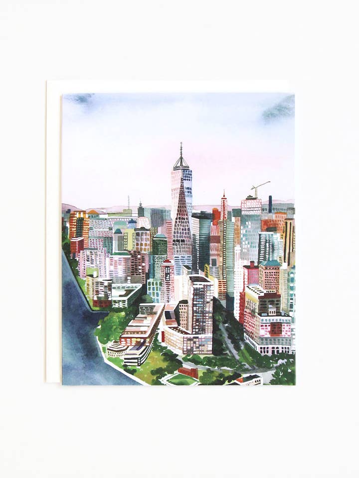 New York City Greeting Card for wholesale by Yao Cheng Design