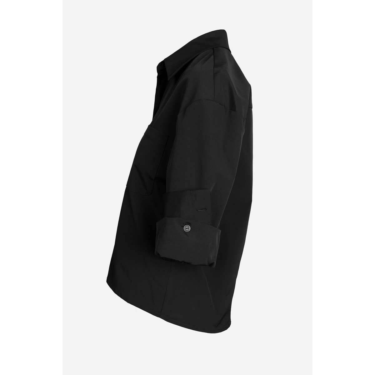 Naked Zebra – Großhandel Bluse – Damen – Bluse mit hochgekrempelten Ärmeln und Knopfleiste12