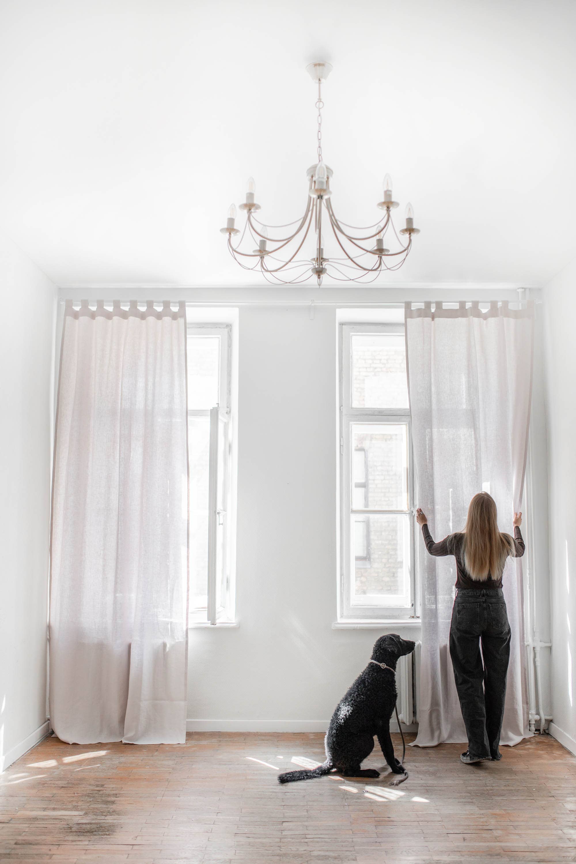 AmourLinen – Großhandel Vorhang – Leinenvorhang mit Lasche