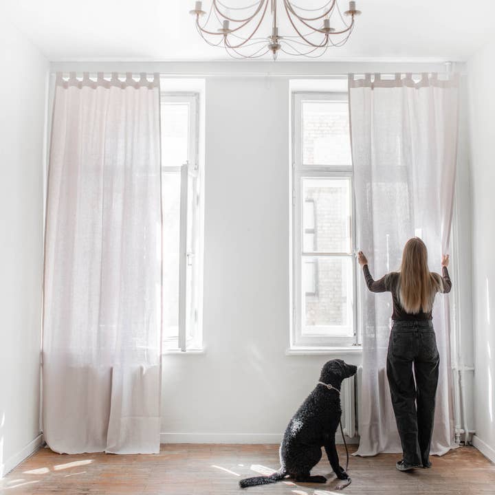 AmourLinen – Großhandel Vorhang – Leinenvorhang mit Lasche0