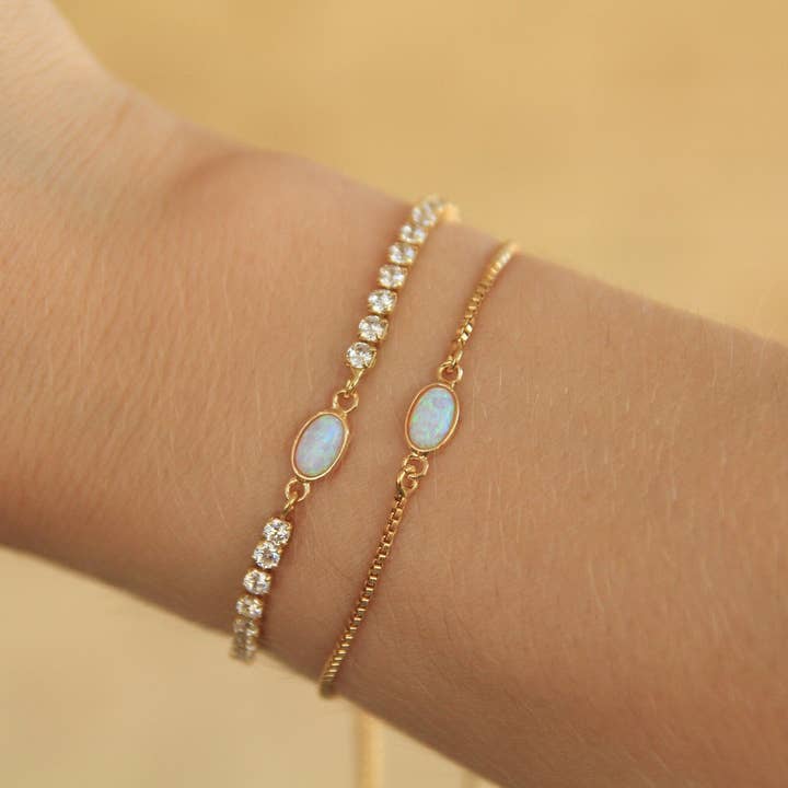 Gold Opal Bracelet for wholesale by Bo and Ho