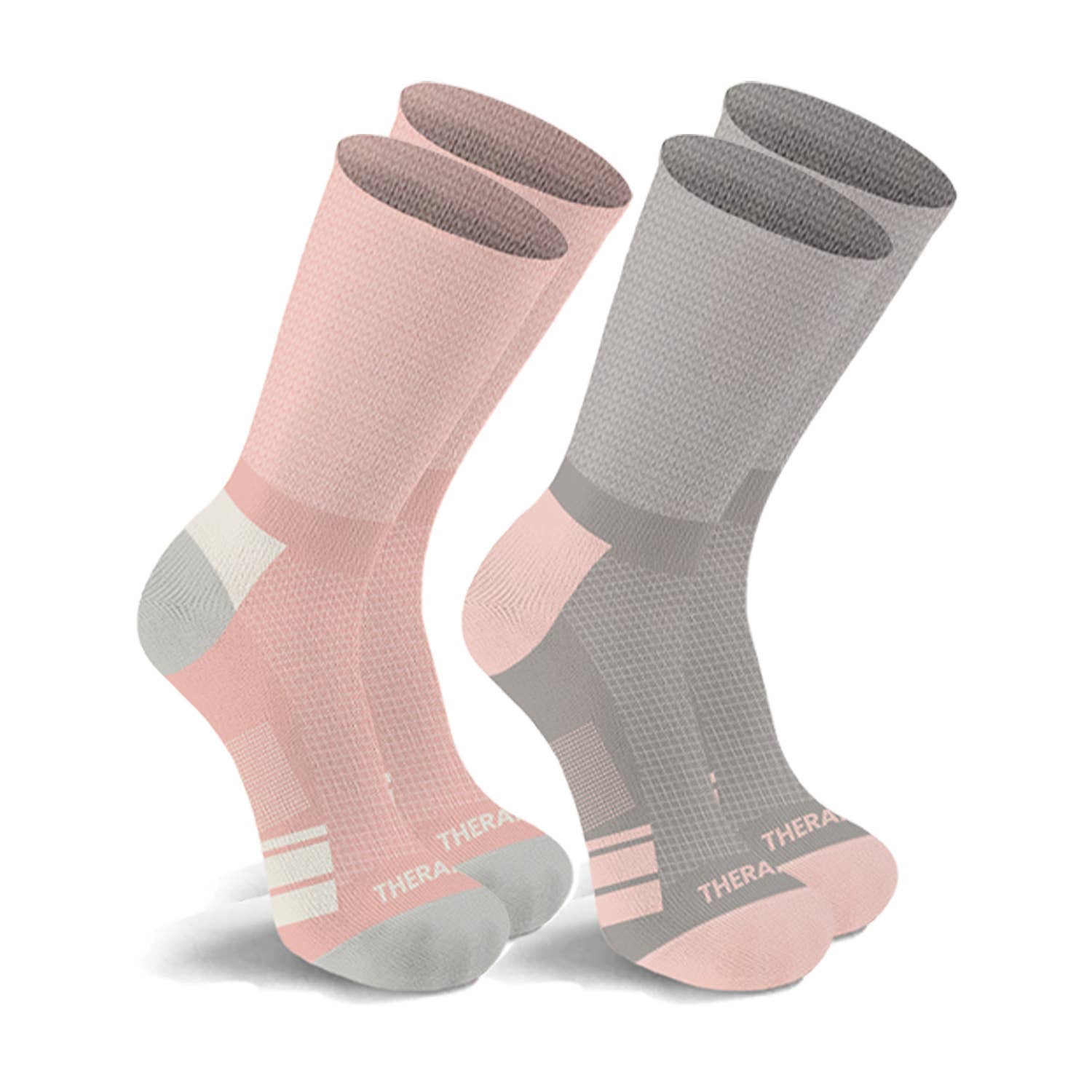 The American Gift Company (TAGCO) - Wholesale Socks - Unisex - 2-Pairs: Non-Binding Loose Fit Cotton Diabetic Crew Socks6