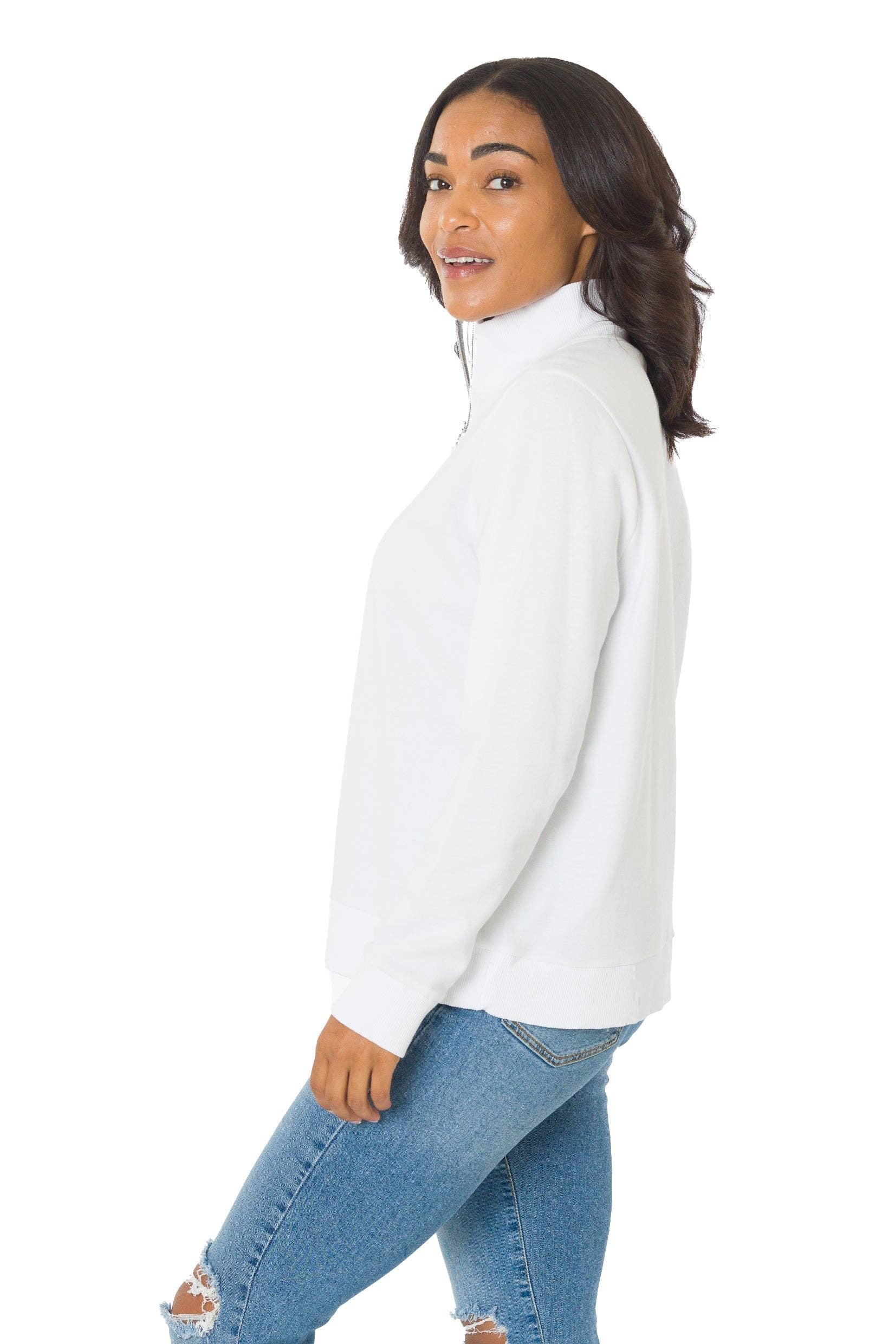 Flying Colors Apparel - Wholesale Sweatshirt - Women's - Oklahoma Sooners Quinn Quarter Zip1