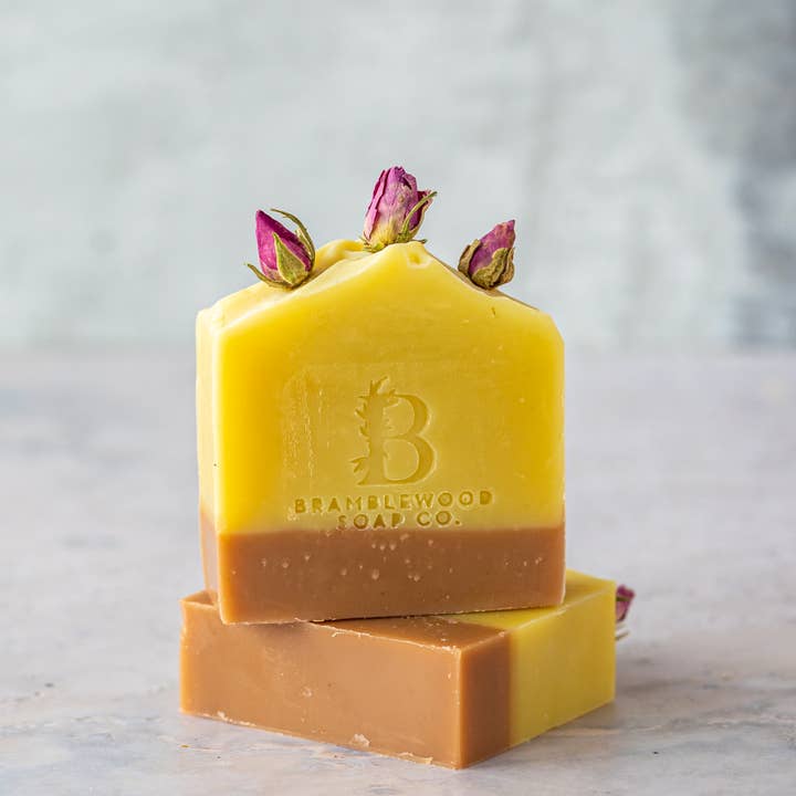 BrambleWood Soap – wholesale Bar Soap – Rose Geranium Handmade Soap2