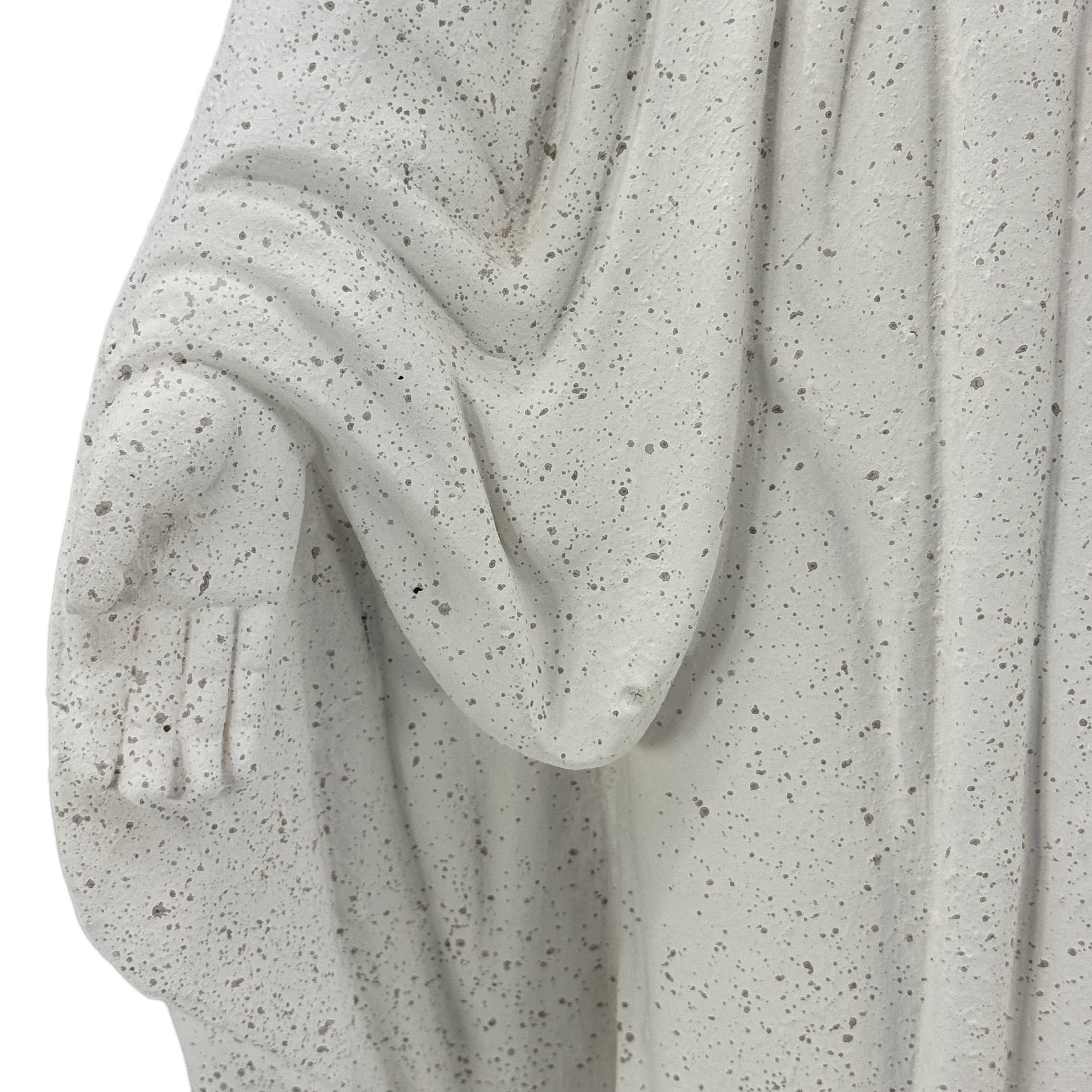 Galt International Company - Wholesale Decorative Figurine - 32" Mary Mother of Grace Statue Terrazo-Style Statue White6